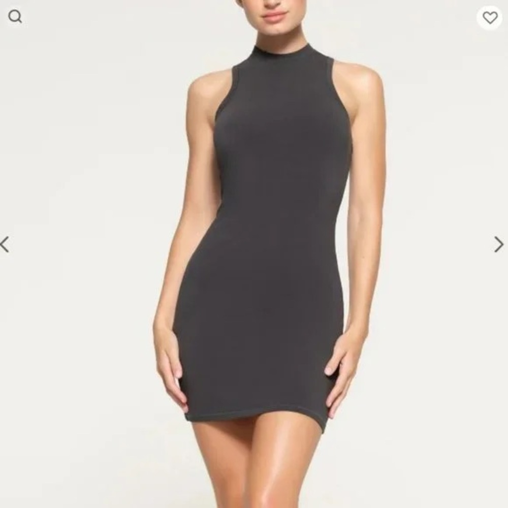 Skims New Vintage Sleeveless Gray Dress
